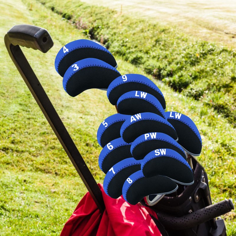 Golf Iron Head Covers Neoprene numbers Value 12 Pcs Set,