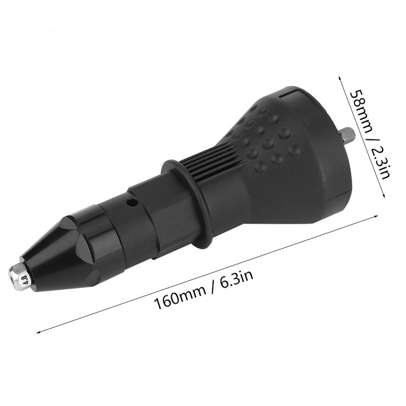Electric Rivet Nut Gun Adapter Riveter Gun Adaptor Riveting Insert