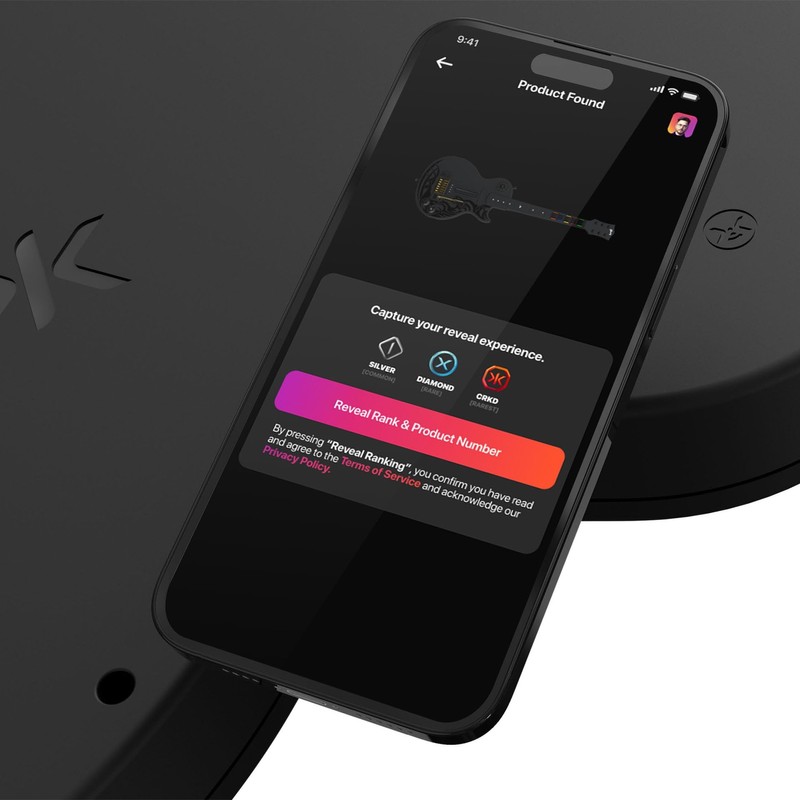 CRKD Gibson Les Paul Guitar Controller - Black Tribal -