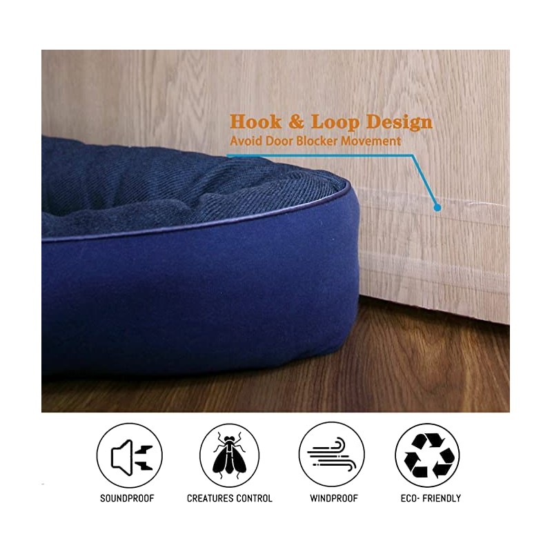 TORRAMI 32" Door Draft Stopper Under Bottom Insulation Noise Air