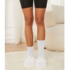 Women's Slouch Crew Socks Retro Solid Scrunch Boot Chunky Ribbed