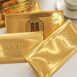 [FW11] Money Envelope Cash Gift Case - New Year & Year-End Events, Group Gifts Gold Color Gold Bar 2ea