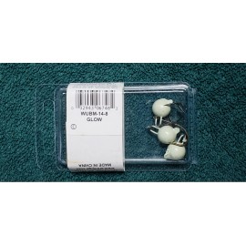 Arkie Lures 2 Packs - Arkie Lures Walleye U-Head Live Bait Rig 1/4 or 1/8 oz jig *pick color - Glow - 1/4 oz