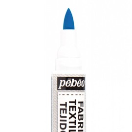 Pébéo 803475 7A Fabric Marker 1 mm Neon Blue