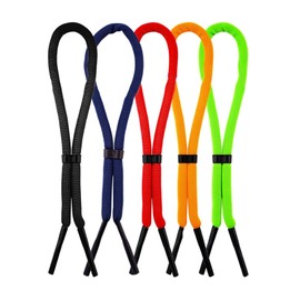 5 Stück 65cm Brillenband Schwimmfähig,Brillen Band Sonnen Brillenhalter Anti-Verlust Brillenbänder für Wassersport Bootfahren Kajakfahren Surfen Herren Damen