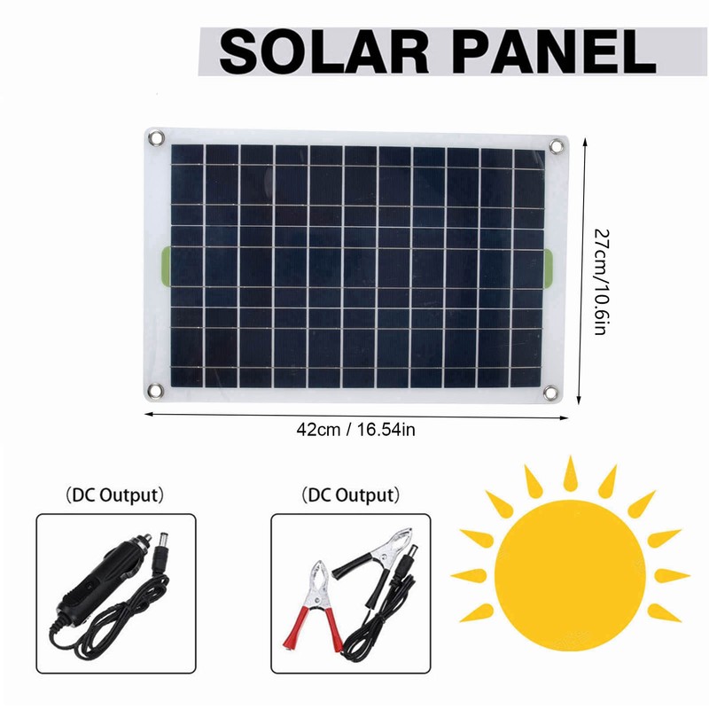 Solar Water Pump Kit Panel 800L/h 12V Low Noise DC