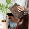 moonster Leather Journal Refillable Notebook – Vintage Handmade Leather Bound