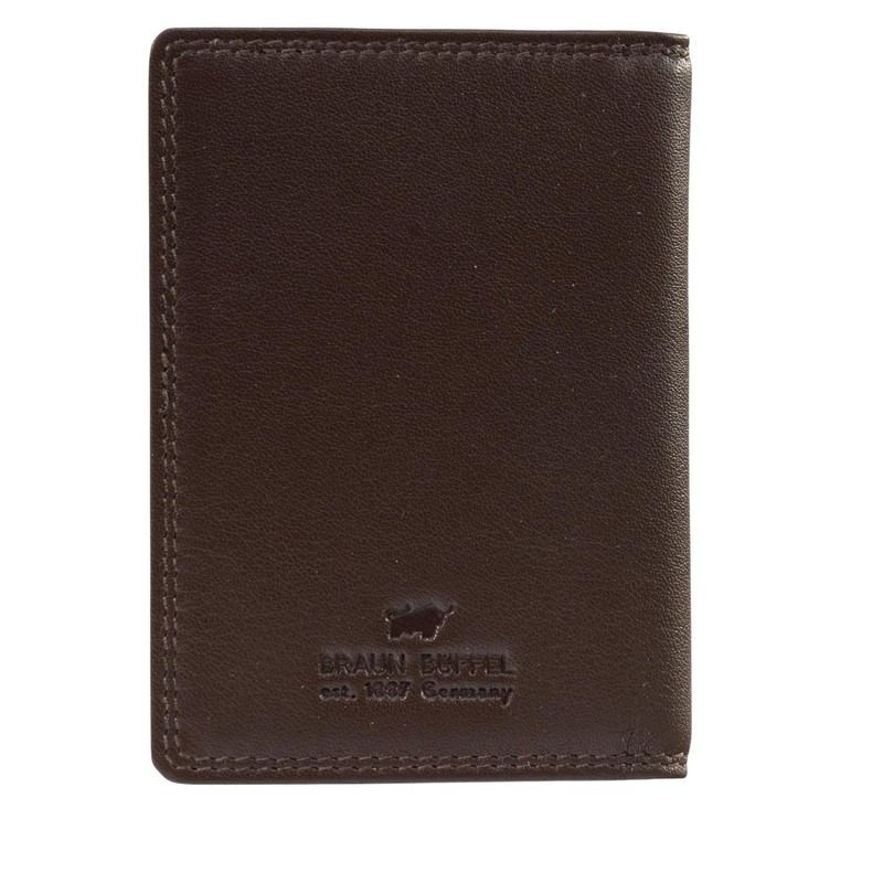 BRAUN BÜFFEL Golf 2.0-10 Genuine Leather Card Holder, brown, Classic