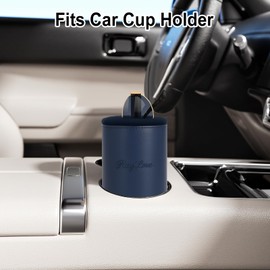 WAWOHERRNS Plush Lined Leather Eyeglass Holder Stand Case, Anti-scratch Glasses Stand Holder, Glasses Holder for Nightstand,Desk, Car Cup Holder, Living Room & Multi-Functional Storage Organizer