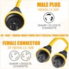 Kanayu 3FT RV Marine Boat Shore Power Adapter L5-30P Male