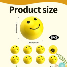8Pcs Valve Caps Dust Caps For Car Tyres Yellow Smiley Tyre Wheel Alloy Valve Caps Dust Caps Universal for Cars SUVs Bicycles Motorcycles Trucks Rubber Airtight Seal Plastic