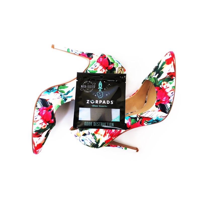 Zorpads Odor Eliminating Shoe Inserts Two Pairs - As Seen