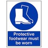 Eco Friendly Mandatory PPE - Protective Footwear Must Be Worn