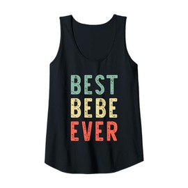 Womens Best Bebe Ever Family Funny Vintage Retro Tank Top