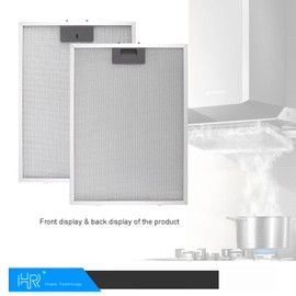 BPPFA30 Range Hood Filter Replacement 11-6/7" x 16-1/4" Stove Hood Vent Filter Broan Filters Aluminum Mesh Kitchen Exhaust Fan For Broan Range Hood Filters 2Pack