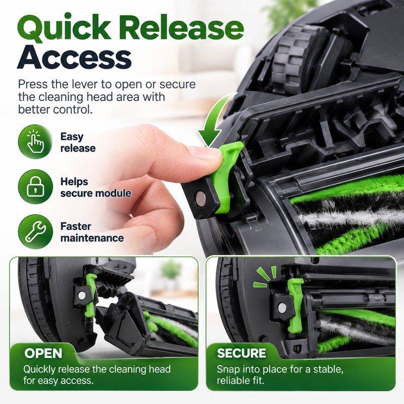 Cleaning Head Module Latch for Roomba Robot Vacuums – Compatible
