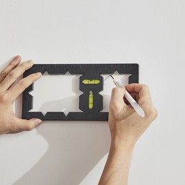 HERMIT TOOLS Metal Boxes Old Work Boxes and Wall Boxes Mounting Template (MBT-12)