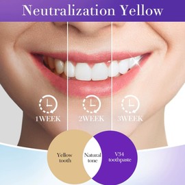 Whitening Toothpaste for Radiant White Teeth, 100 g Teeth Whitening Toothpaste Repair Toothpaste Whitening Toothpaste Corrector Colour Correction, Removal of Stains Coffee, Smoking, Yellow Teeth