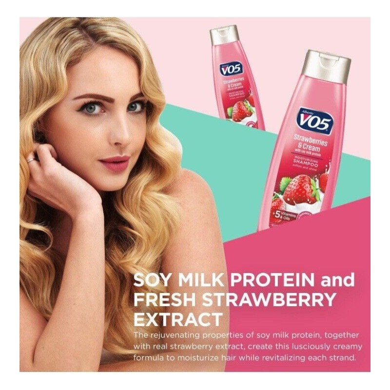 VO5 🆕 VO5 15 Fl. Oz. Bottles ●STRAWBERRIES & CREAM●