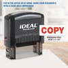 IDEAL Self Inking Stamp – Copy – Red Ink, Impression