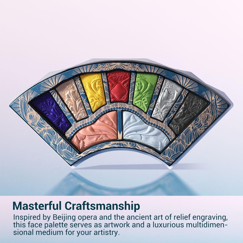 FLORASIS Beijing Opera Makeup Palette (Limited Edition) (01 Melodic Might)