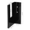 4Pcs Black Acrylic Skateboard Wall Mount Rack Skateboard Wall Hanger