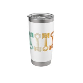 Retro Car Mechanic Vintage Tuner Stainless Steel Insulated Tumbler