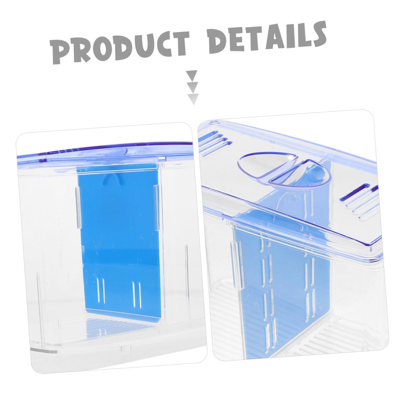 GRIRIW Aquarium Isolation Box Fish Tank Separator Breeding Box for