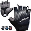 SPEEDCYC Cycling Bike Gloves Padded Bicycle Half Finger Gloves Shock-Absorbing