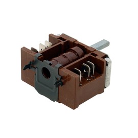 Beko Genuine Oven/Cooker Selector Switch - 42.02900.000 - Stainless Steel, Matte, Reversible, Natural Gas, Convection, Hot Air Defrost, Universal Compatibility with Beko Ovens