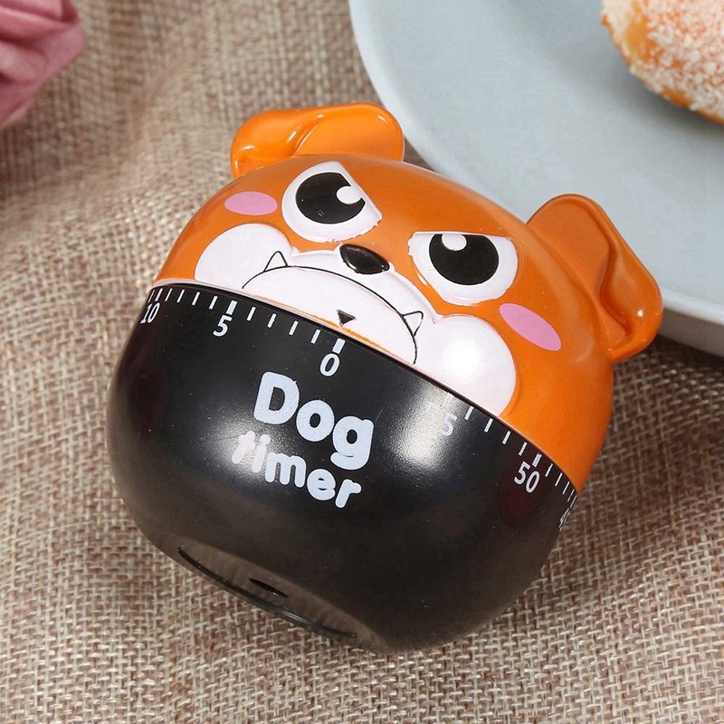 Cute Kitchen Timer, Dog Cooking Timer 60 Minutes Wind Up