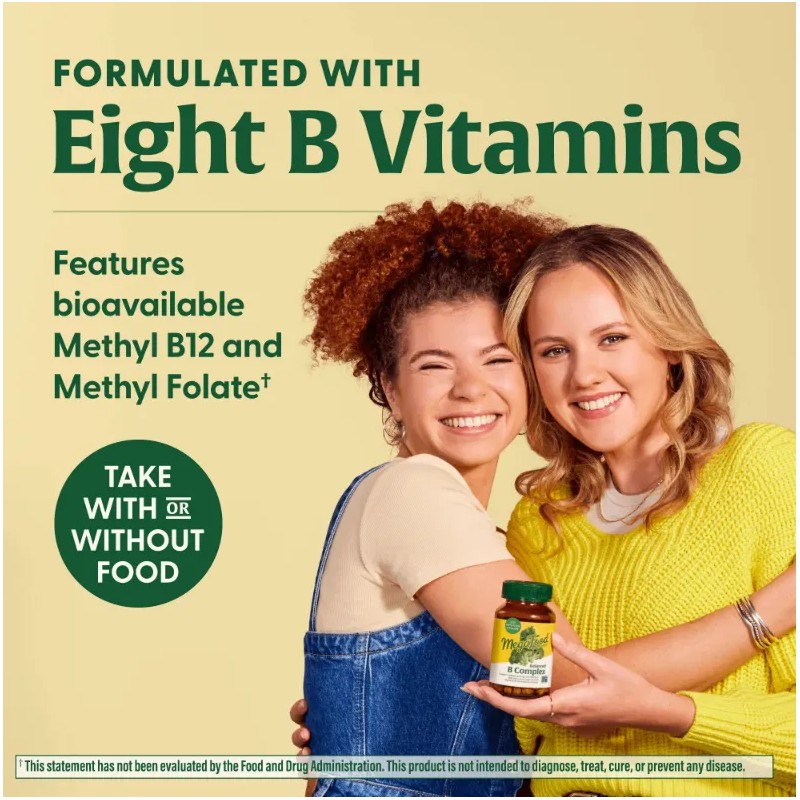 Megafood Balanced B Complex Complejo B 90 Tabs Sabor Sin