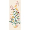 Hamamonyo Picture Tenugui: Fir Tree and Privet