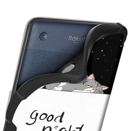 Vakarey Ultra Thin with Automatic Wake/Sleep Case for Tolino Shine Color/Shine 4/Shine 5/Kobo Clara 2e/Clara BW/Clara Colour Case with Wrist Strap, Cat
