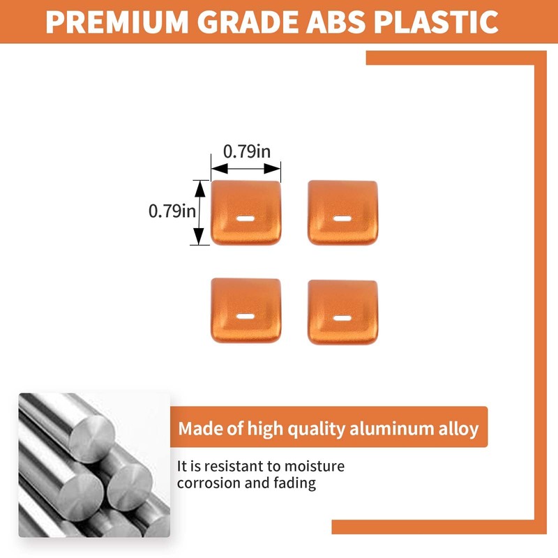 SQQP for JK Aluminium Center Console Window Switch Button Cover