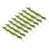 8PCS Carp Fishing Tied Hair Rigs Nylon Green Grass Line