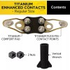 Dogtra Comfort Pads - Titanium Flex Winged Contacts - Regular