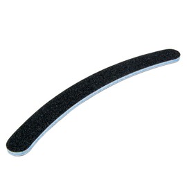 Professional Nail Files 100 180 Curved Black Fine & Coarse Nail File Set Pack of 5