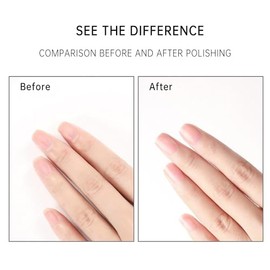 Nail Files and Buffers for Natural Nails Smooth and Polish Gel Surface 400/600/4000 Grit (A-Drop)