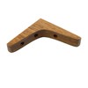 Antrader 2PCS Wooden Shelf Brackets,Solid Wall Mount Wood Shelf Bracket,Wood