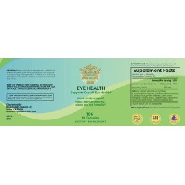 Bio Essence Health Science RGQ106- Eye Health, 90 Capsules