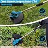 4-in-1 Cordless Electric Weed Wacker, 2 Pack 21V 3.0Ah Batteries