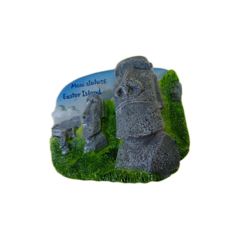 Souvenir Magnet Moai Easter Islands 7 x 6 x 2