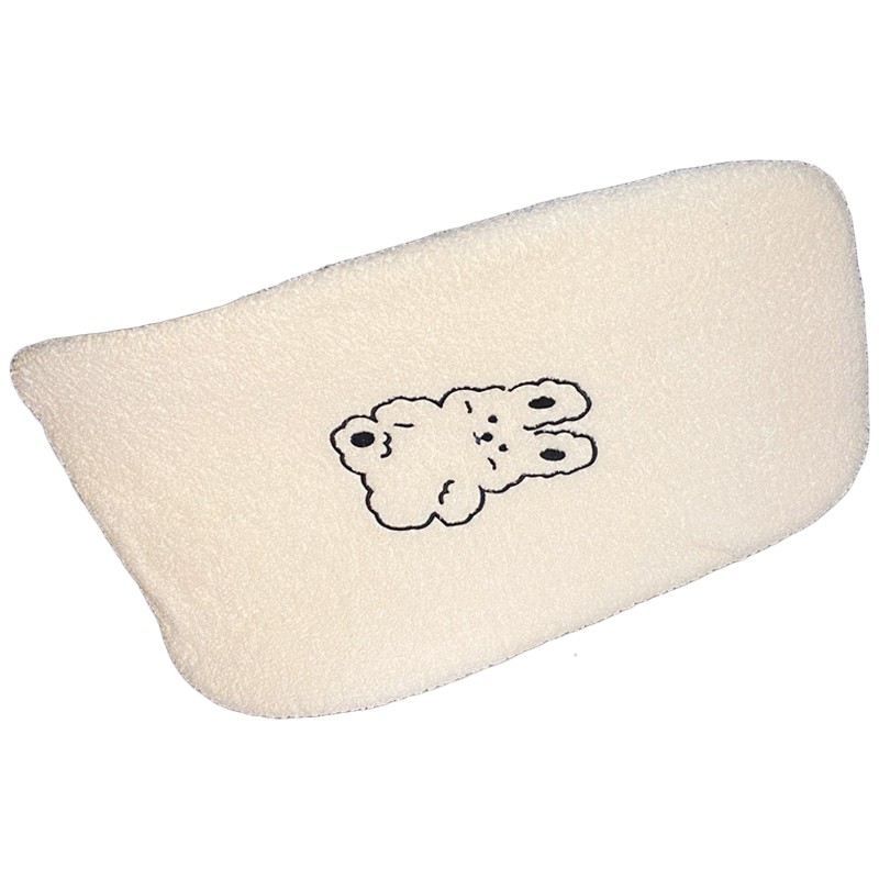 Car Back Support Cute Cartoon Style Skin Friendly Berber Fleece