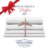 Bedlovesoft Queen Size 4 Piece Sheet Set Embroidery -Hotel Luxury