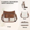 Crossbody Bag for Women Waterproof Leather Crossbody Purses for Women