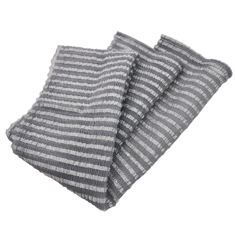 Aisen BTA06 Tenugui, Black, 11.0 x 39.4 inches (28 x