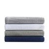 Eddie Bauer - Queen Blanket, Premium Cotton Variegated Weave Bedding,