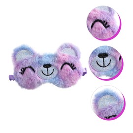 Mikinona Cartoon Sleeping Eye Mask for Soft Tie Dye Blindfold Comfortable Sleep Eye Cover with Elastic Bands for Travel Home and Naptime