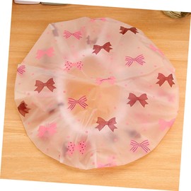 Ipetboom 10pcs Disposable Shower Caps Random Color Bathing Hats for Adults Elastic Hair Cover for Home Salon Kitchen Use Lightweight Practical Design Random Color